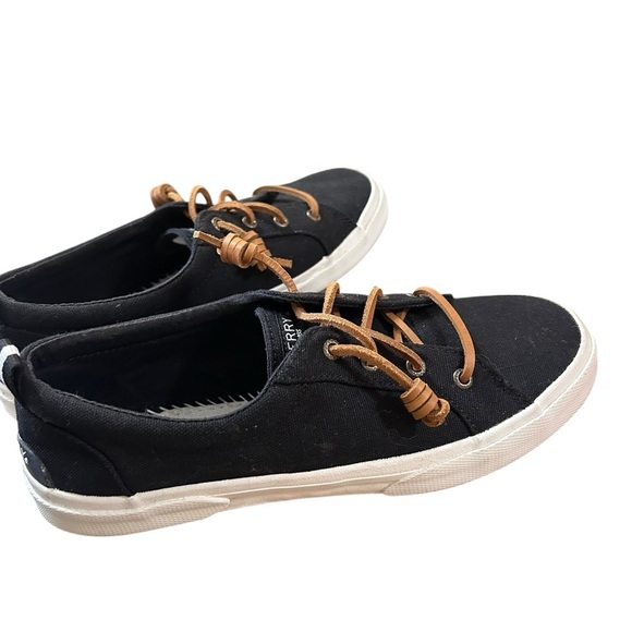 Sperry Women's Black 6 Pier Wave Casual Low top Slip on Sneaker size 8.5 - Picture 9 of 9